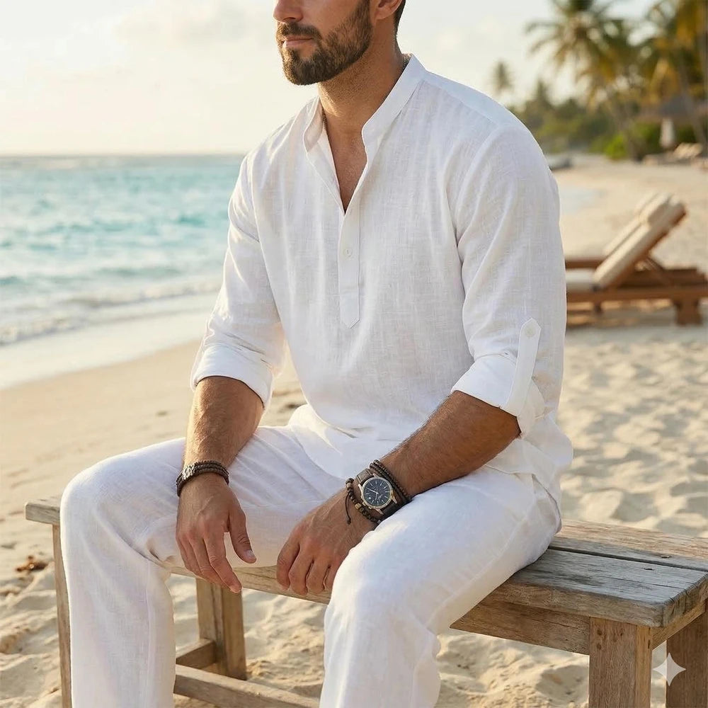 Men's Linen Cotton Shirt