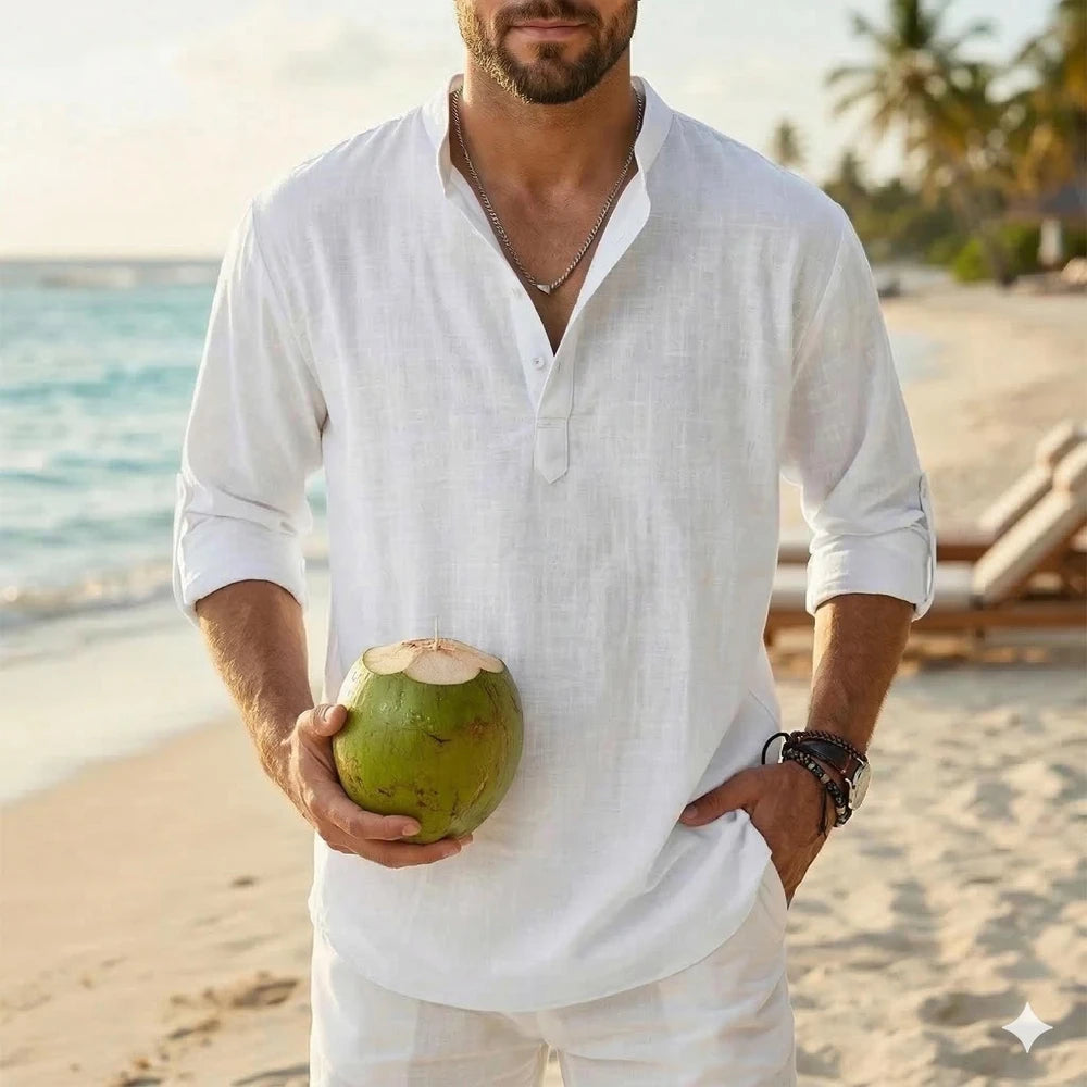 Men's Linen Cotton Shirt
