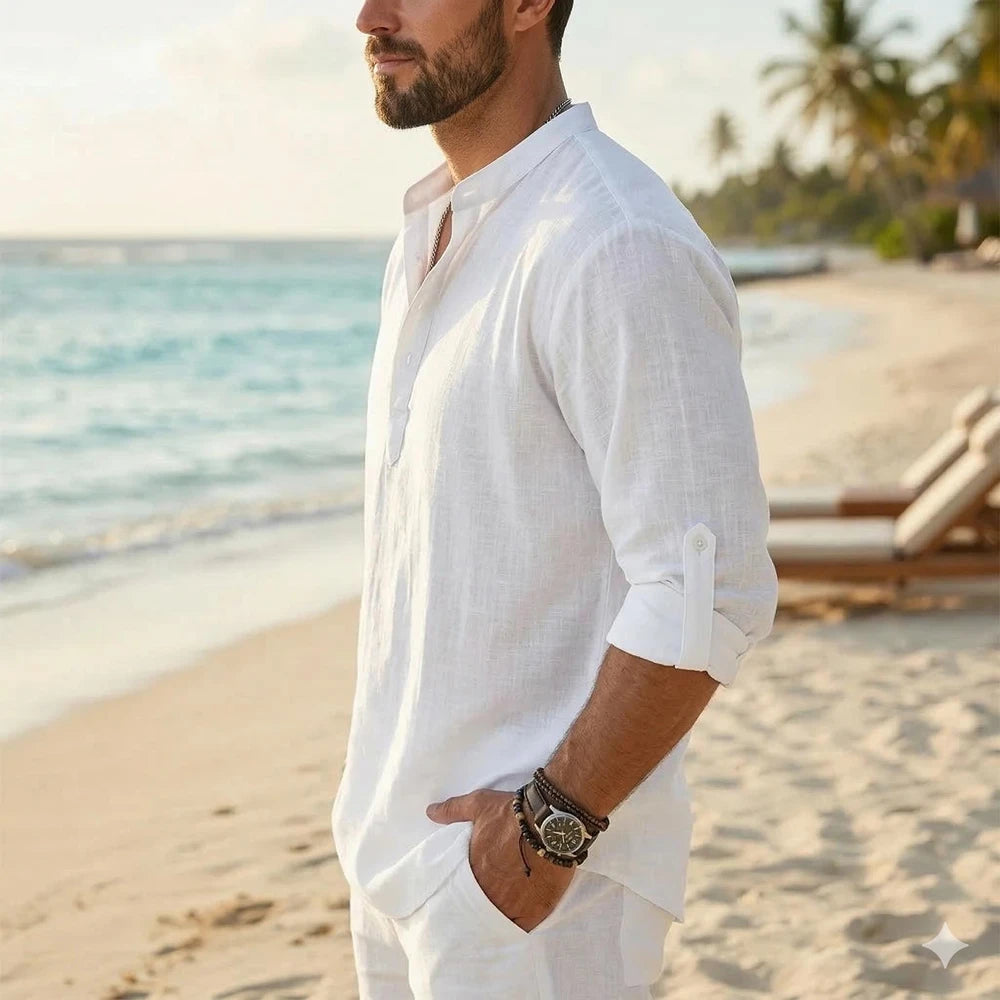 Men's Linen Cotton Shirt