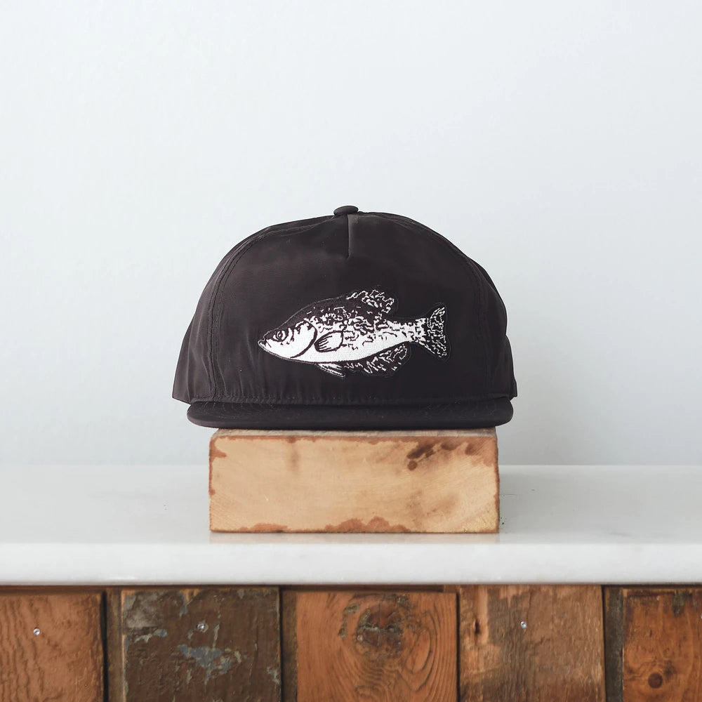 Crappie Patch Satin Snapback
