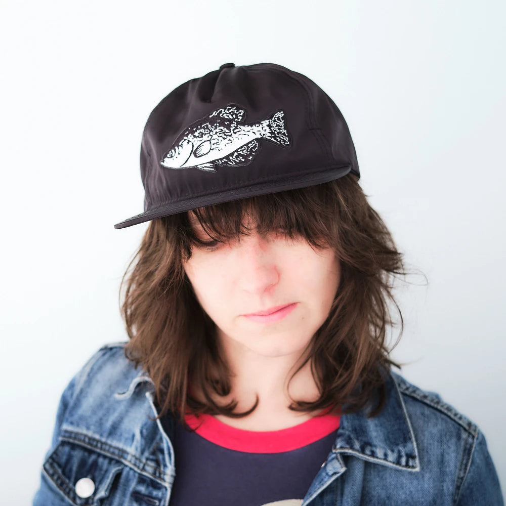 Crappie Patch Satin Snapback