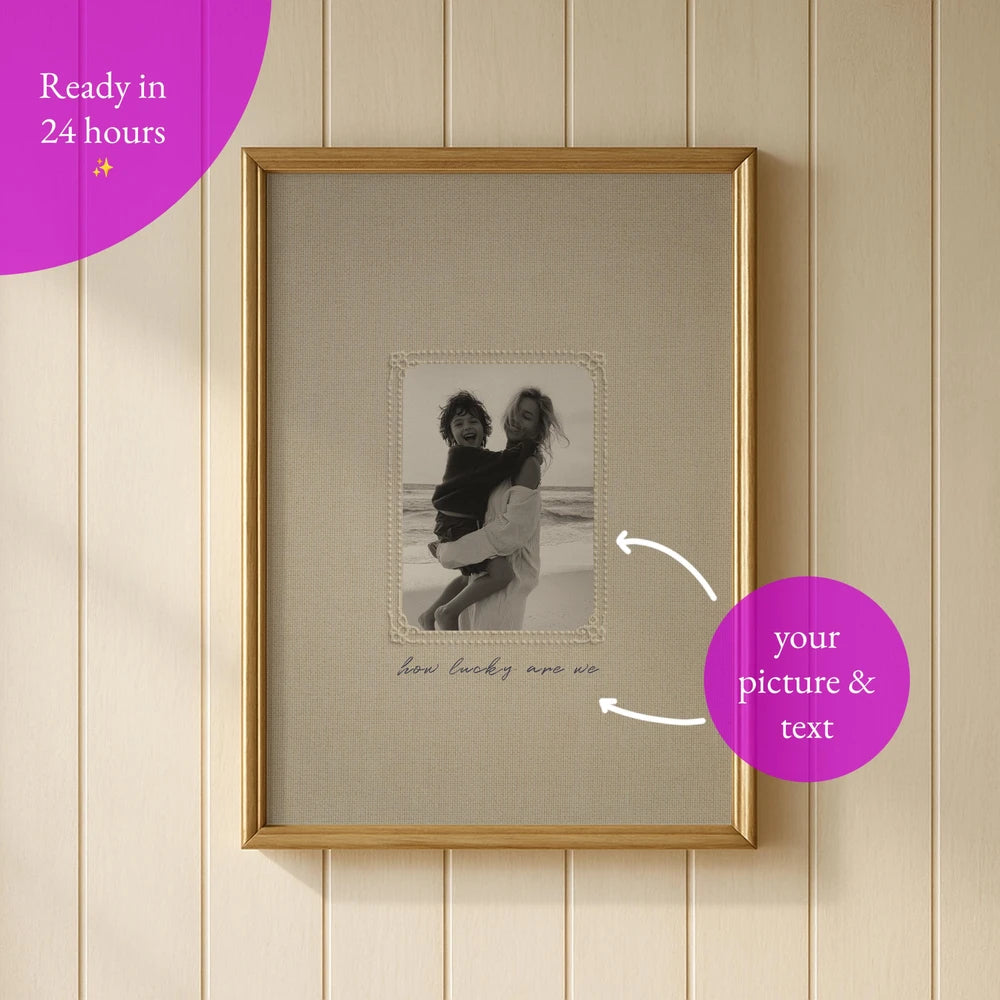 Custom Photo Wall Art Digital Download